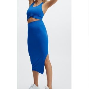 Fabletics 2-Piece Crop Top + Skirt Matching Set